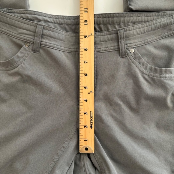 Kuhl Pants Womens 12 R Freeflex Roll up Gray UV Protective Hiking Camping Trail - Picture 13 of 16